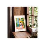 512 STORE Estetik Kedi Matisse Paris 1953 Modern Tasarım Banyo Duvar Dekor Ev Ofis Çerçevesiz Poster 20 X 30 Çok Renkli, 5632tgh42t6