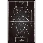 512 STORE Futbol Taktik Tahtası Duvar Poster, 432rf2f242
