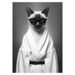 512 STORE Kedi Bey Duvar Dekor Tasarım Poster, 124e134124