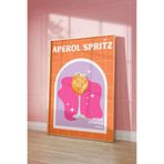 512 STORE Kokteyl Poster Seti Estetik Duvar Posteri Aperol Spritz 30 x 42 cm, KokteylSet