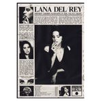512 STORE Lana Del Rey Gazete Duvar Poster, 8qeqw432sada