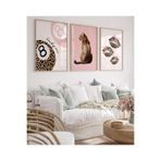 512 STORE Leopar Bilardo Topu Kiss Kurdele Poster, 6325t24y