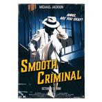 512 STORE Michael Jackson Smooth Criminal Albüm Kapak Poster 30x42 Cercevesiz