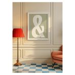 512 STORE Modern Estetik Duvar Dekor And Chill Green Çerçevesiz Kuşe Kağıt Poster Ev Dekor 50 X 70 Beyaz, 4652g4h3422t