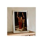 512 Store Modern Estetik Leopar Kırmızı Çizmeli Kadın Serisi Çerçevesiz Kuşe Kağıt Poster Ev Dekor Dizayn 33 X 48 Bordo