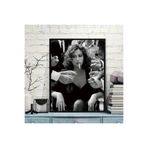 512 STORE Monica Belluci Duvar Dekor Estetik Vintage Çerçevesiz Poster 33 X 48 Gri, 53t4gr32r