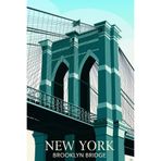 512 STORE New York Brooklyn Bridge Duvar Poster, gawqe3242
