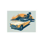 512 STORE Retro Vintage Araba Duvar Poster, 187894