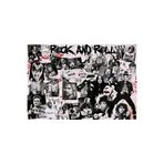 512 Store Rock And Roll Müzik Duvar Modern Estetik Çerçevesiz Poster 33 X 48 Bej