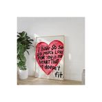 512 STORE So Much Love Yazı Tablo Poster Çerçevesiz Modern Tasarım Estetik Poster 15 X 21 Bej, 32rf23111ed1