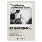 512 Store The Weeknd Albüm Detay Poster Çerçevesiz Tasarım Duvar Dekor Müzik Poster 0 33 X 48 Bordo