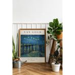 512 Store Van Gogh Starry Night Çerçevesiz Poster Duvar Tablosu Poster Modern Tablo Dekoratif Çerçevesiz Tablo 21 X 30 Mavi