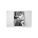 512 Store Vintage Artist Audrey Hepburn Black/White Çerçevesiz Kuşe Kağıt Poster Ev Dekor Tasarım 30 X 42 Kahverengi