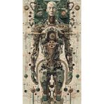 512 STORE Yapay Zeka Robot Tasarım Duvar Poster, 432r2