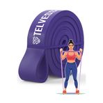 5/15/25/35/45 KG Barfiks Lastiği Gym Resistance Band Antrenman Kas Geliştirme Bandı (Mor 35kg)