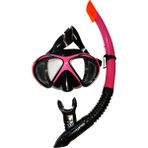 51701-T-BFS Pembe Siyah Maske Şnorkel Set - Standart