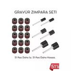 51'Li Mini Zımpara Gravür Seti Dremel Ucu: Profesyonel Taşlama, Parlatma Ve Şekillendirme Aleti 722510