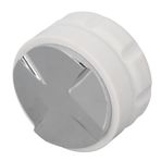51mm Kurcalama, 51mm Kahve Distribütörü Çıkarılabilir Taban Ile Ayarlanabilir 4 Bıçak 51 Mm Terpon Distribütörü Home Cafe (WHITE)