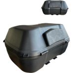52 Litre Motosiklet Çantası Topcase Çift Kask Alır Tien Sırt Dayama Pedli Otomatik Kilitli Supermto