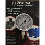 Ø52 mm Alttan Bağlantılı, Gliserinli, 0-160 Bar Basınç Ölçüm Manometresi - Seçenek 1