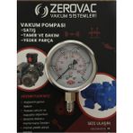 Ø52 mm Alttan Bağlantılı, Gliserinli, 0-25 Bar Ölçüm Manometresi - Seçenek 1