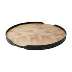 52076915 Ikea Ahşap Dönen Tabla Sunum Tahtası Kahvaltı Sunum Tepsisi 42 Cm