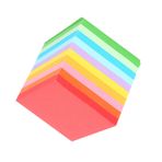 520PCS 10 Canlı Renkler Çift Taraflı Kare Origami Kağıdı, Kağıt Vinç Katlama Ve El Sanatları Projeleri Için İdeal 5x5CM