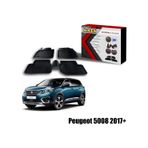 53064323 Peugeot 5008 Havuzlu 3D Paspas Niken Siyah 2017+ Sonrası Uyumlu