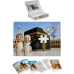 54 Parça Kabe Mescidi Haram Jigsaw Yapboz Puzzle Islami Dini Çocuk Eğitici Öğretici Oyun Seti