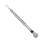 55-682 6899-AT-080 ergonomik 0,80 mm paslanmaz çelik tornavida, saat kayışları, gözlük ibreleri için çok yönlü kullanılabilir, hassas, taşınabilir, tırtıklı sap, (1.0)