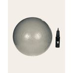 55 Cm Pilates Topu (Pompa Hediyeli) Fitness Pilates Spor GRİ