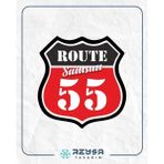 55 Samsun Sticker 10X10 Cmrenkli Sticker
