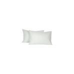 55 X 75 Cm Büyük Boy Yastık Kılıfı Ranforce% 100 Pamuklu 2 Adet Fermuarlı, Beyaz