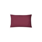 55 X 75 Cm Büyük Boy Yastık Kılıfı Ranforce% 100 Pamuklu 2 Adet Fermuarlı, Bordo