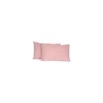 55 X 75 Cm Büyük Boy Yastık Kılıfı Ranforce% 100 Pamuklu 2 Adet Fermuarlı, Pudra