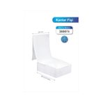 5,5x24 Kantar Fişi 80 Gr. 3000 Adet , Beyaz Otokopili Sürekli Form 5,5x24 Cm