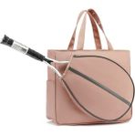 5615 Raket Saklama Çantası Spor Çantası Omuz Çantası 43X12X36+22CM-PEMBE/TENIS Raketi Için (Yurt Dışından)