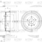 568060 Fren Kampanası Vectra B / Zafıra A X16xel-X20dth-Y20dth Arka (Tek)