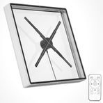 56cm 3D Fan Hologram Projektör Entegre Makine Wifi LED Burcu Holografik Lamba Çalar Kapaklı Reklam Ekranı Işık