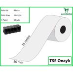 56X16 Metre Termal Kredi Kartı ve Yazarkasa Pos Rulosu 10 Adet