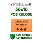 56X16 Termal Rulo Yazarkasa Pos Rulosu 24 Paket 240 Adet