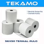 56X50 Pompa Yazarkasa Termal Pos Rulosu 10 Adet