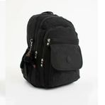 571 Collections 571-2A Ultra Hafif Çok Cepli Su Geçirmez Siyah Unisex Sırt Çantası