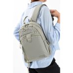 571 Collections Çanta Ultra Hafif Çok Bölmeli Orta Boy Sırt, Göğüs Çantası Vizon Model: (571-13-9C)