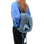 571 Collections Çanta Unisex Su Geçirmez Çok Gözlü Mavi Renk Çapraz Askılı Göğüs ve Sırt Çantası