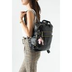 571 Collections Çanta Yıkanmış Deri, Çok Gözlü, Laptop Bölmeli sırt Çantası (Gündelik, Seyahat) Siyah Model: (571-14-17N)