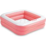 57100 Intex Şişme Taban Mini Kare Havuz 86X86X25 cm - Çok Renkli