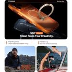 57858324450120699283959 Ostand Q3 Air, 17 Pro Max İçin, 360 Manyetik Standlı, Magsafe İçin Uygun, Mil-Grade Drop Testli, Kamera Kontrol Düğmesi, Darbeye Dayanıklı Telefon Kılıfı, 17 Pro Max 6,9 İnç İçin Diğer
