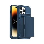 57858324450330299283959 Labs 14 Pro Slide Armor Sürgülü Kart Hazneli Koruyucu Kılıf Mavi - Diğer