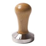58 mm Ahşap Saplı Natural Tamper Cafe Bar Barista Ekipmanları Kahve Espresso Temper İnox Paslanmaz